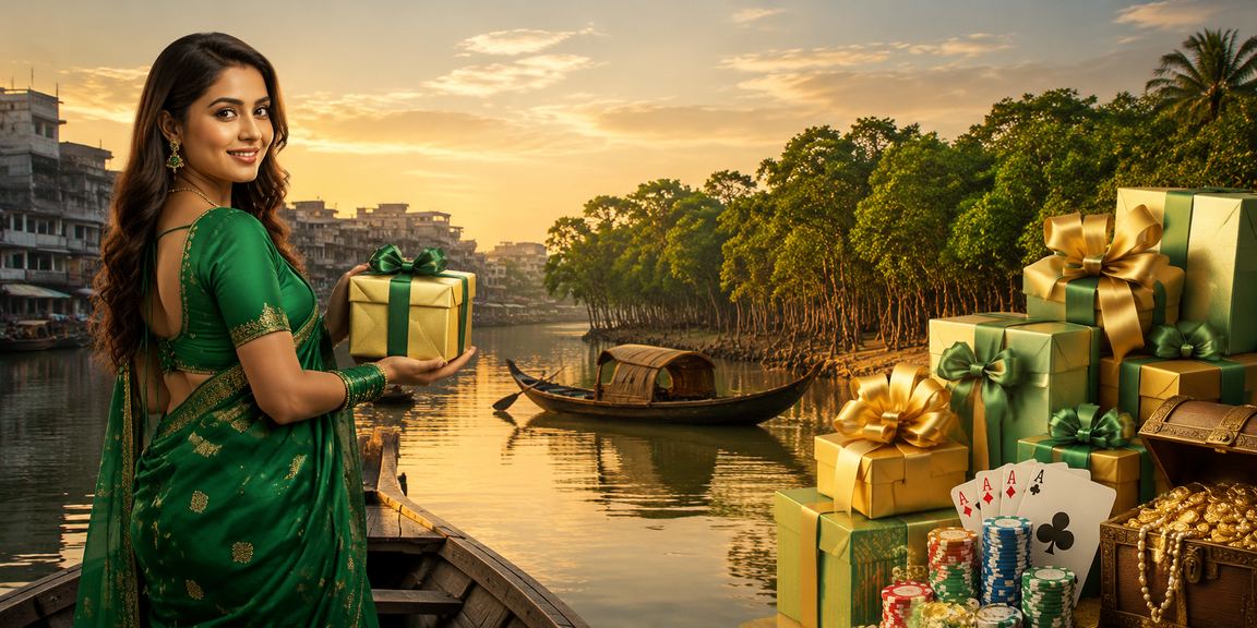 সুন্দরবন থিমে bj777 বেটিং প্রোমোশন শাড়ি সংস্কৃতি